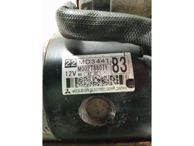 Recambio de motor arranque para mitsubishi montero classic (v2_w, v6_w, v7_w) 2.5 td (v24w) referencia OEM IAM MD3441 M002T88071