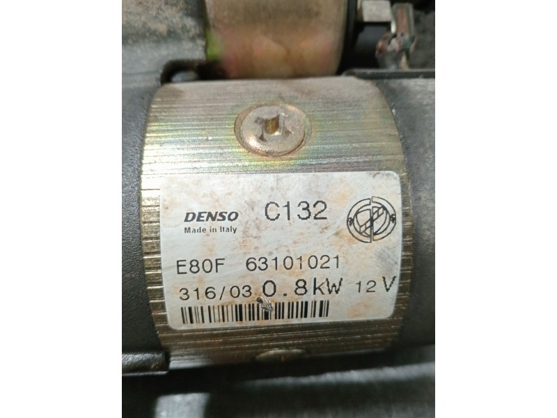 Recambio de motor arranque para fiat panda / panda classic (169_) 1.1 (169.axa1a) referencia OEM IAM 63101021  