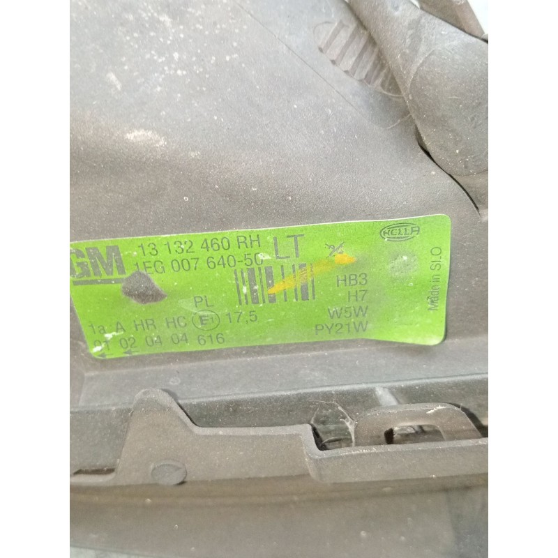 Recambio de faro derecho para opel astra g hatchback (t98) 1.8 16v (f08, f48) referencia OEM IAM 13132460 1eg00764050 