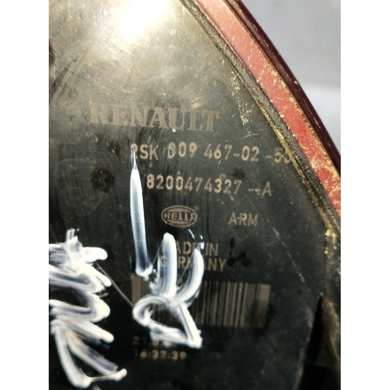 Recambio de piloto trasero derecho para renault scénic ii (jm0/1_) 1.5 dci (jm1e, jm16) referencia OEM IAM 8200474327  