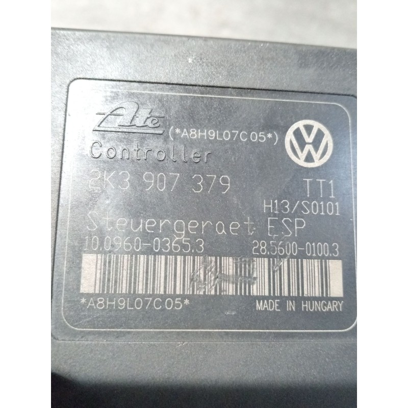 Recambio de abs para volkswagen caddy iii furgoneta/monovolumen (2ka, 2kh, 2ca, 2ch) 1.9 tdi referencia OEM IAM 2K3907379 2K3614
