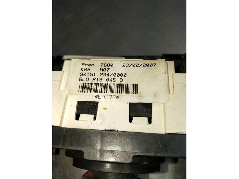 Recambio de mando calefaccion / aire acondicionado para seat ibiza iii (6l1) 1.4 tdi referencia OEM IAM 6L0819045D 6Q0819445 