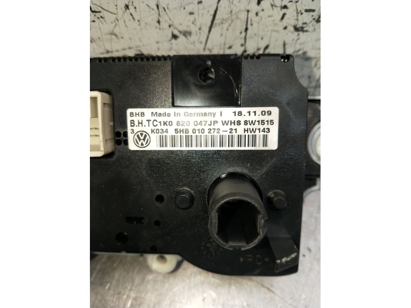 Recambio de mando calefaccion / aire acondicionado para volkswagen caddy iii furgoneta/monovolumen (2ka, 2kh, 2ca, 2ch) 1.9 tdi 