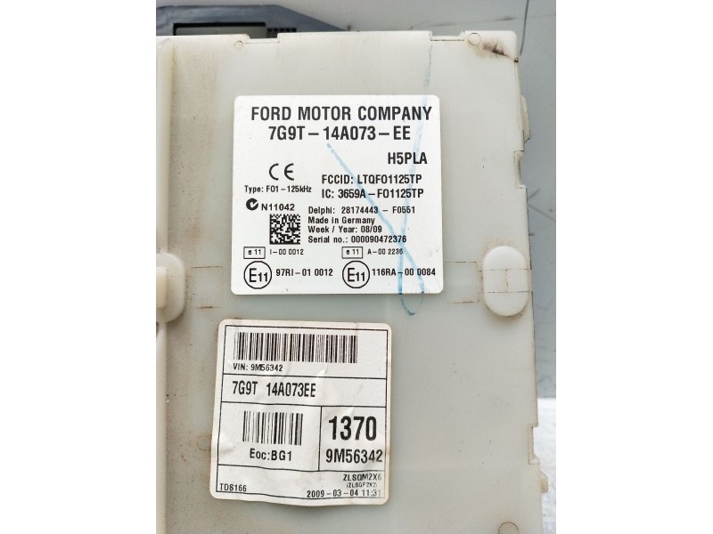 Recambio de caja reles / fusibles para ford mondeo iv (ba7) 2.0 referencia OEM IAM 7G9T14A073EE 3659AF01125TP 