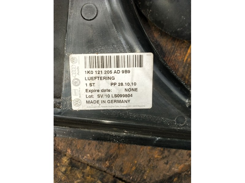 Recambio de electroventilador para audi a3 (8p) 2.0 tdi referencia OEM IAM 1K0121205AD  