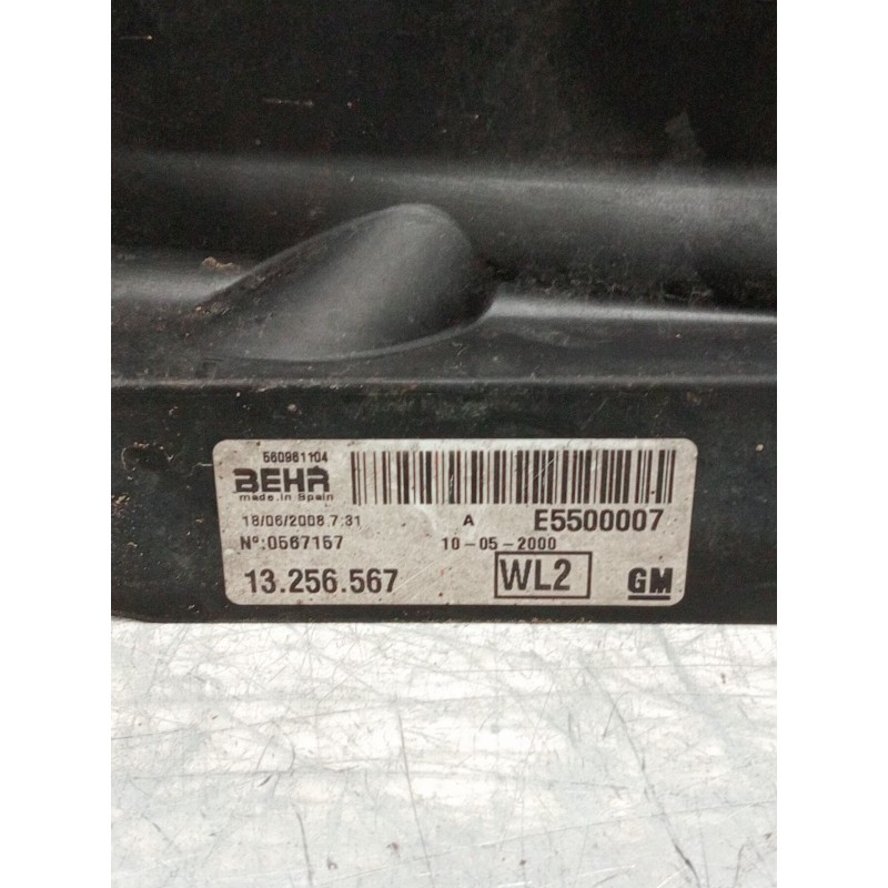 Recambio de electroventilador para opel corsa d 1.4 16v referencia OEM IAM 13256567 560961104 
