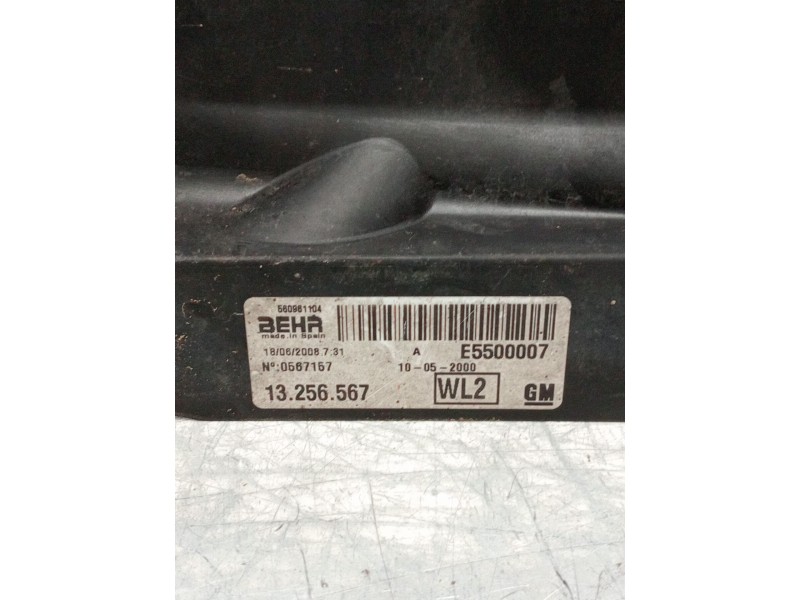 Recambio de electroventilador para opel corsa d 1.4 16v referencia OEM IAM 13256567 560961104 