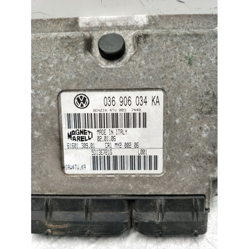 Recambio de centralita motor uce para volkswagen polo iv (9n_, 9a_) 1.4 16v referencia OEM IAM 036906034KA 6160130901 4TV0037448