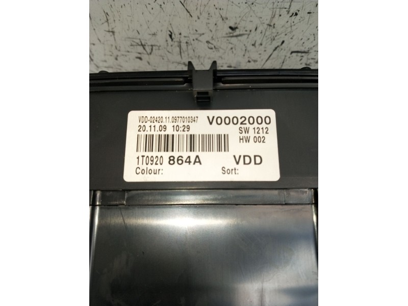 Recambio de cuadro instrumentos para volkswagen caddy iii furgoneta/monovolumen (2ka, 2kh, 2ca, 2ch) 1.9 tdi referencia OEM IAM 