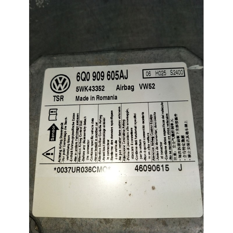 Recambio de kit airbag para volkswagen caddy iii furgoneta/monovolumen (2ka, 2kh, 2ca, 2ch) 1.9 tdi referencia OEM IAM 6Q0909605
