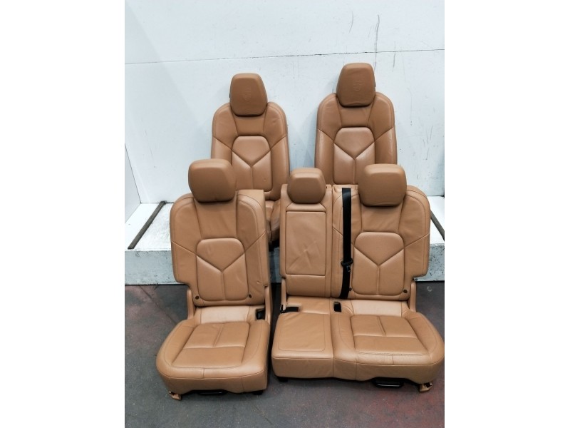 Recambio de juego asientos completo para porsche cayenne (92a) 4.8 s referencia OEM IAM  con tapizados 