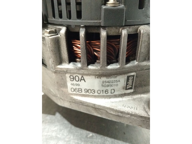 Recambio de alternador para volkswagen passat b5 (3b2) 1.8 t referencia OEM IAM 06B903016D 2542225A 