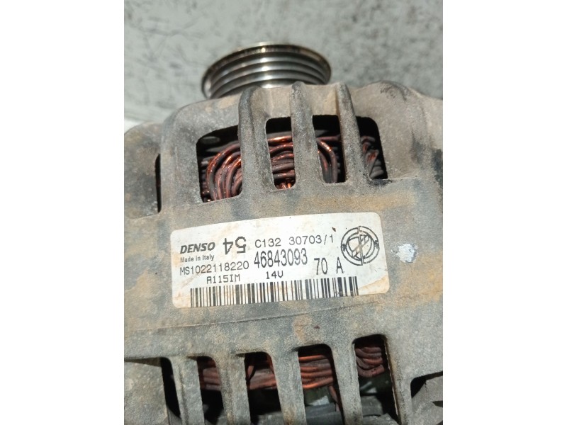 Recambio de alternador para fiat panda / panda classic (169_) 1.1 (169.axa1a) referencia OEM IAM 46843093 MS1022118220 
