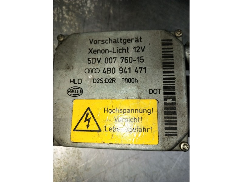 Recambio de faro izquierdo para audi a3 (8l) 1.6 ambiente referencia OEM IAM 5DV00776015 4B0941471 xenon