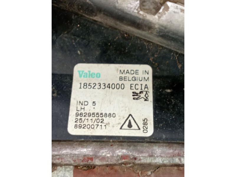Recambio de faro antiniebla izquierdo para peugeot 607 (9d, 9u) 2.2 hdi referencia OEM IAM 1852334000 9629555880 