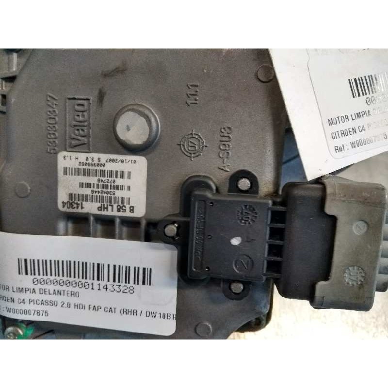 Recambio de motor limpia delantero para citroen c4 picasso 2.0 hdi fap cat (rhr / dw10bted4) referencia OEM IAM W000007875 DEREC