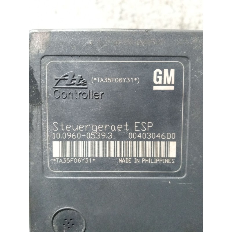 Recambio de abs para opel zafira / zafira family b (a05) 1.6 (m75) referencia OEM IAM 10096005393 13213610 10020602064