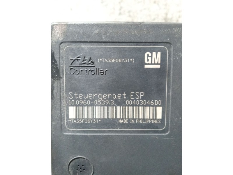 Recambio de abs para opel zafira / zafira family b (a05) 1.6 (m75) referencia OEM IAM 10096005393 13213610 10020602064