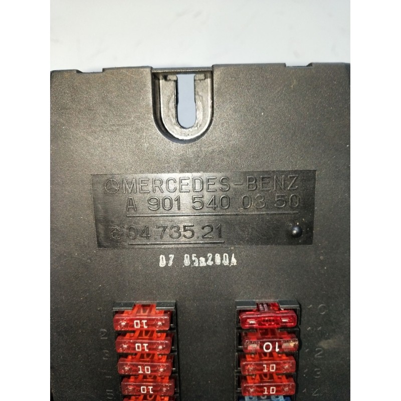 Recambio de caja reles / fusibles para mercedes-benz sprinter 4-t caja/chasis (b904) 413 cdi referencia OEM IAM A9015400350  