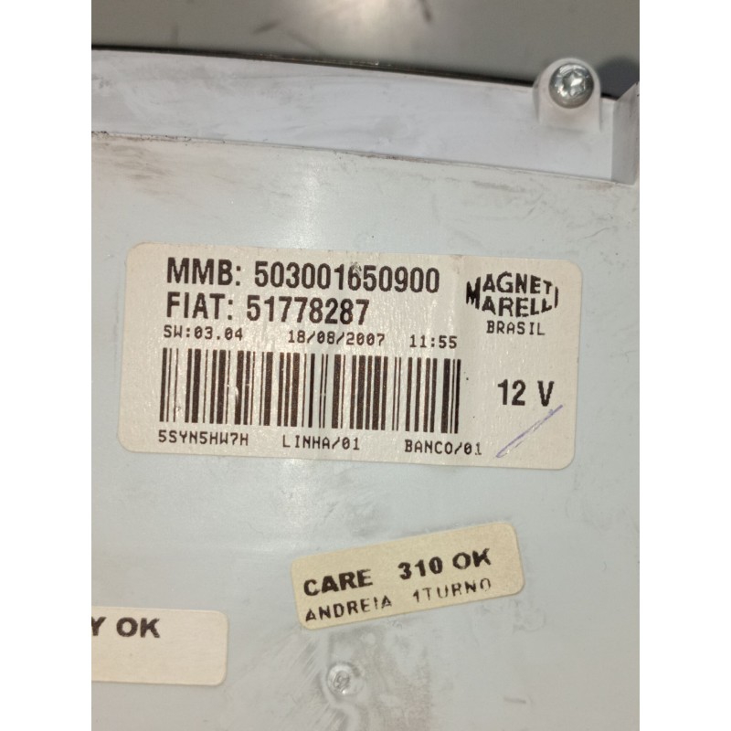 Recambio de cuadro instrumentos para fiat linea (323_, 110_) 1.3 d multijet (323axb11, 323axb1a) referencia OEM IAM 503001650900