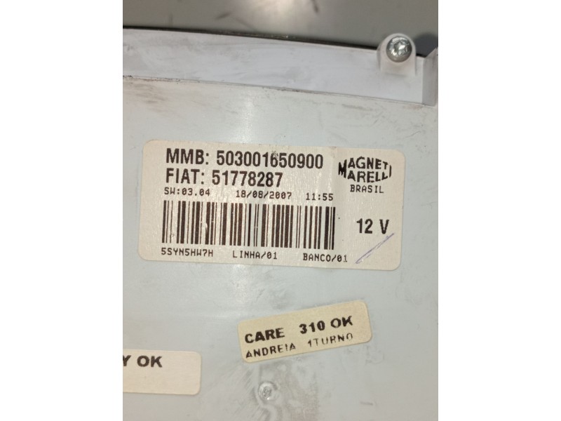 Recambio de cuadro instrumentos para fiat linea (323_, 110_) 1.3 d multijet (323axb11, 323axb1a) referencia OEM IAM 503001650900