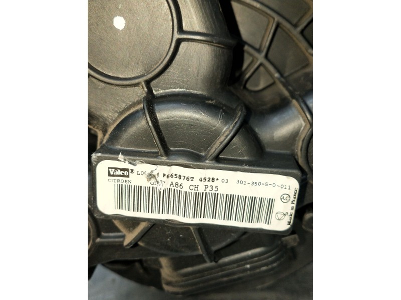 Recambio de motor calefaccion para citroën c2 enterprise (jg_) 1.4 hdi referencia OEM IAM F665876T  