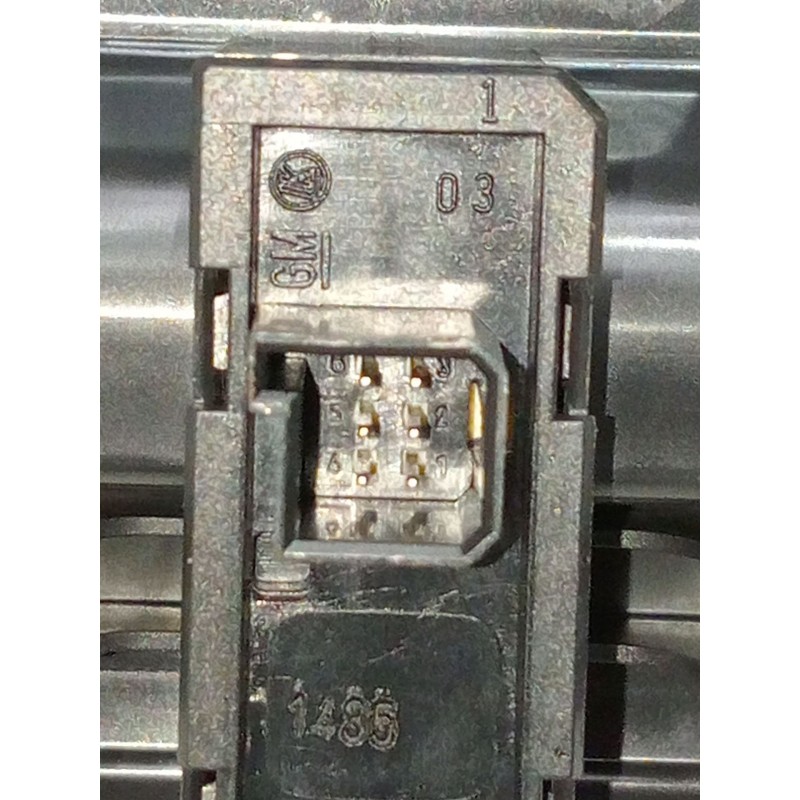 Recambio de mando elevalunas delantero derecho para opel zafira / zafira family b (a05) 1.6 (m75) referencia OEM IAM lk03459185 