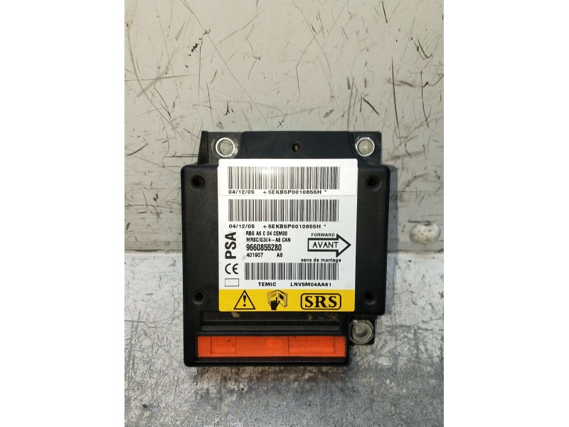 Recambio de centralita airbag para citroën c2 enterprise (jg_) 1.4 hdi referencia OEM IAM 9660855280  