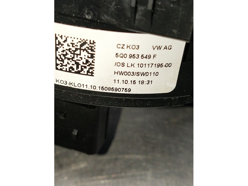 Recambio de anillo airbag para seat leon (5f1) referencia OEM IAM 5Q0953549F 1011719500 