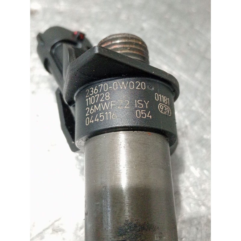 Recambio de inyector para toyota auris (_e15_) 1.4 d-4d (nde150_) referencia OEM IAM 236700W020 0445116054 BOSCH Recambio de inyector para toyota auris (_e15_) 1.4 d-4d (nde150_) referencia OEM IAM 236700W020 0445116054 BOSCH
