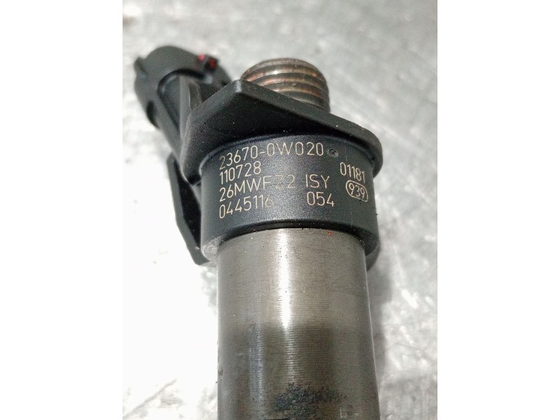 Recambio de inyector para toyota auris (_e15_) 1.4 d-4d (nde150_) referencia OEM IAM 236700W020 0445116054 BOSCH Recambio de inyector para toyota auris (_e15_) 1.4 d-4d (nde150_) referencia OEM IAM 236700W020 0445116054 BOSCH