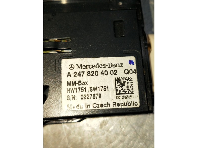 Recambio de modulo electronico para mercedes-benz gla (h247) gla 200 d (247.712) referencia OEM IAM a2478204002  