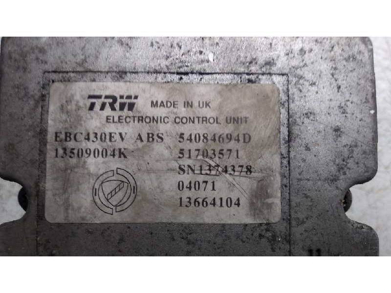 Recambio de abs para lancia ypsilon (101) 1.3 jtd cat referencia OEM IAM 13664104 54084694D 51703571 CW40730041DAO 64051495