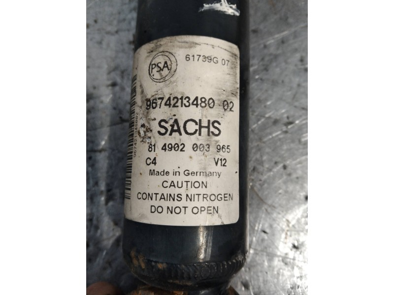 Recambio de amortiguador trasero derecho para peugeot partner kombi active referencia OEM IAM 9674213480 814902003965 