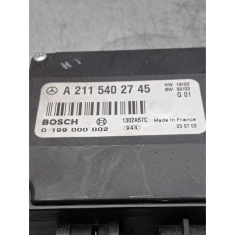 Recambio de modulo electronico para mercedes-benz clase e (w211) e 220 cdi (211.006) referencia OEM IAM 0199000002 a2115402745  