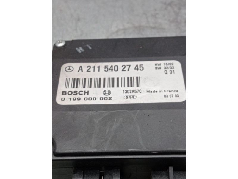 Recambio de modulo electronico para mercedes-benz clase e (w211) e 220 cdi (211.006) referencia OEM IAM 0199000002 a2115402745  