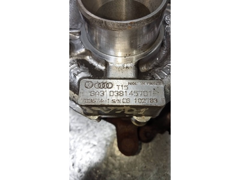 Recambio de turbocompresor para seat ibiza (6k1) stella referencia OEM IAM 038145701F 7036741 
