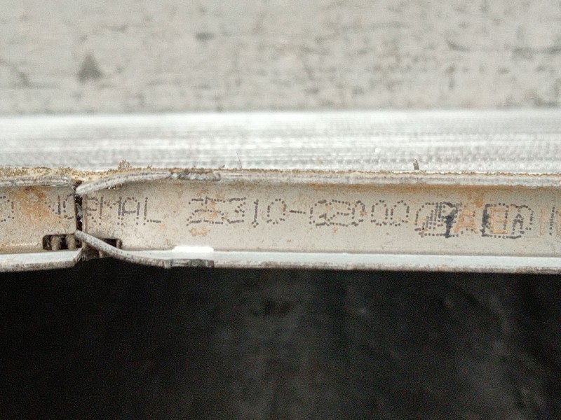 Recambio de radiador agua para hyundai ioniq (ae) 1.6 gdi hybrid referencia OEM IAM 25310G2000  