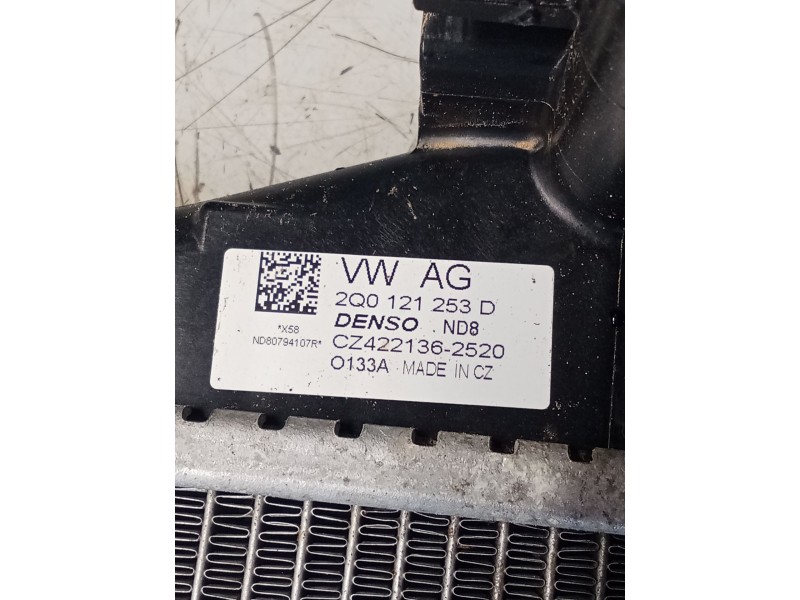Recambio de radiador agua para audi a1 sportback (gba) referencia OEM IAM 2Q0121253D  