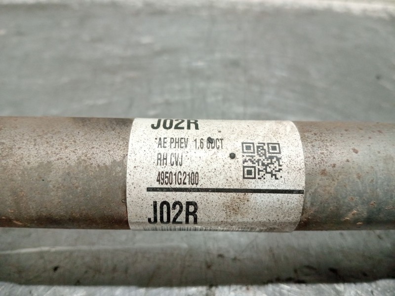 Recambio de transmision delantera derecha para hyundai ioniq (ae) 1.6 gdi hybrid referencia OEM IAM 49501G2100 49560G2000 