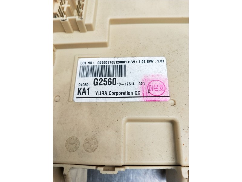 Recambio de caja reles / fusibles para hyundai ioniq (ae) 1.6 gdi hybrid referencia OEM IAM 91950G2560  