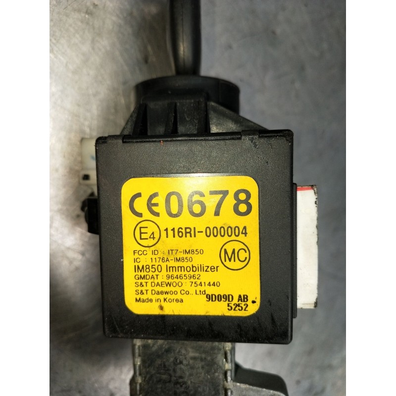 Recambio de conmutador de arranque para chevrolet aveo / kalos sedán (t250, t255) 1.4 referencia OEM IAM 96465962  