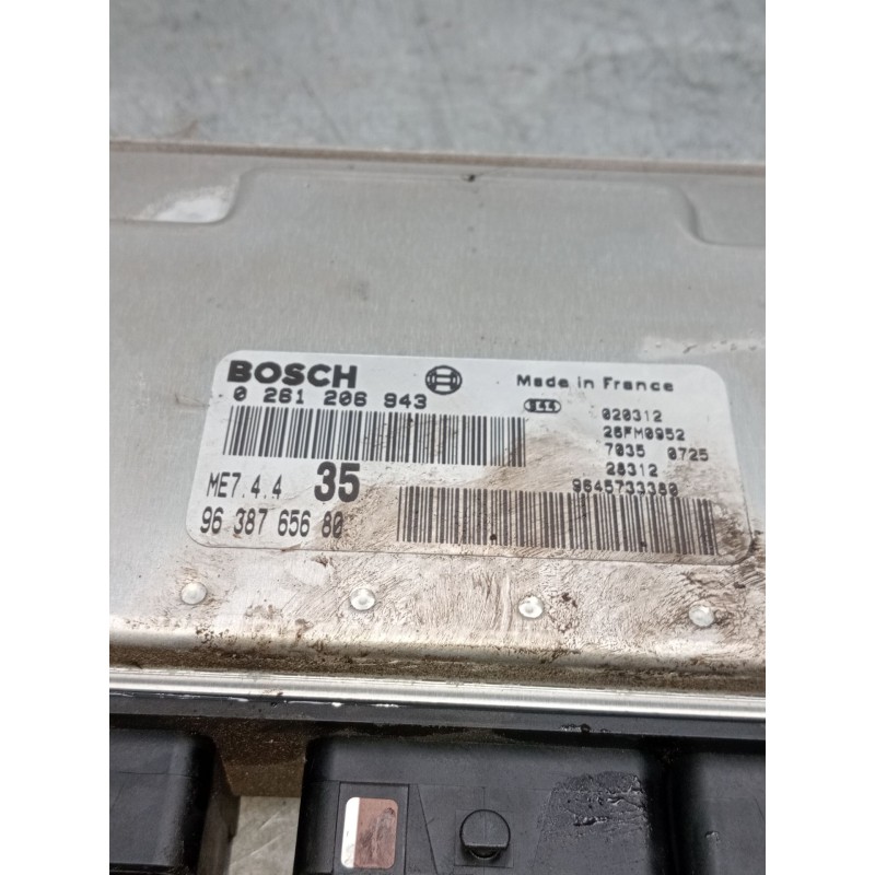 Recambio de centralita motor uce para peugeot 307 (3a/c) 1.6 16v referencia OEM IAM 0261206943 963876580 