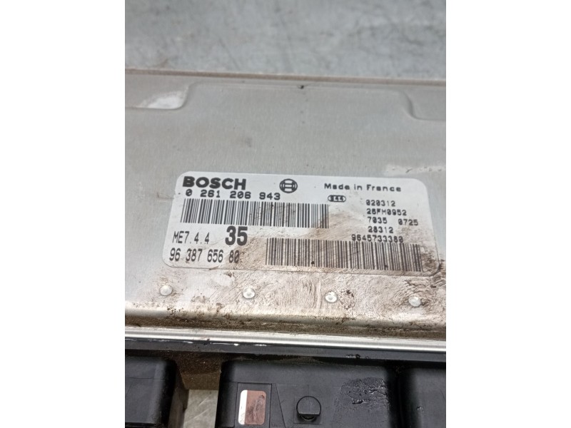 Recambio de centralita motor uce para peugeot 307 (3a/c) 1.6 16v referencia OEM IAM 0261206943 963876580 
