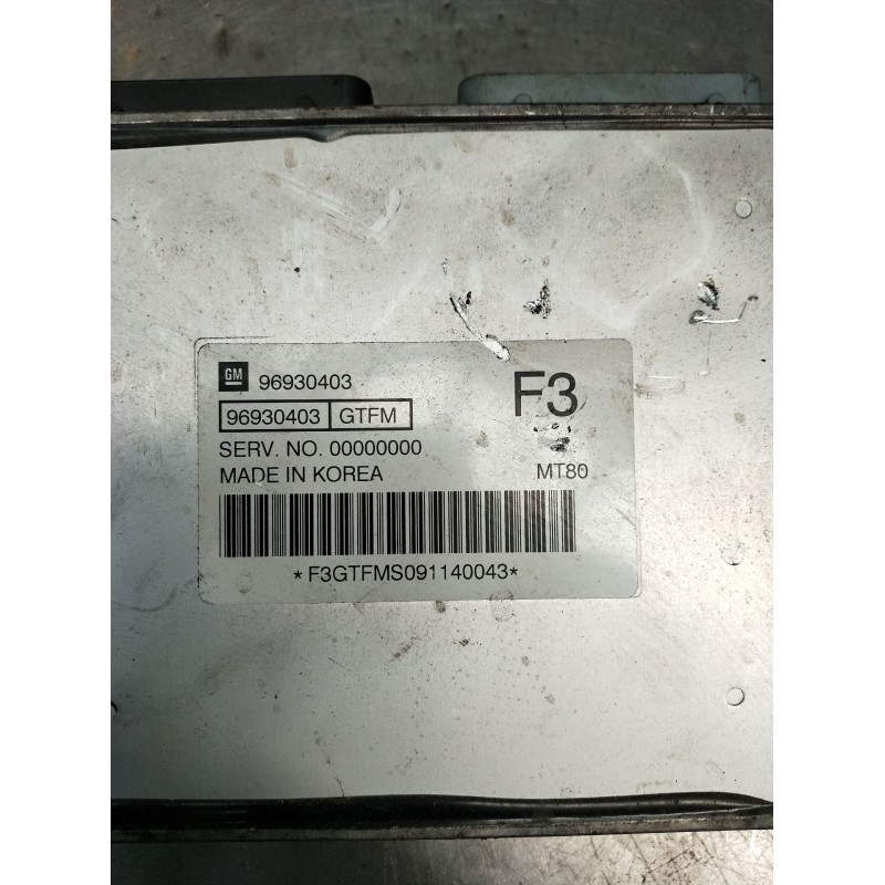 Recambio de centralita motor uce para chevrolet aveo / kalos sedán (t250, t255) 1.4 referencia OEM IAM 96930403  