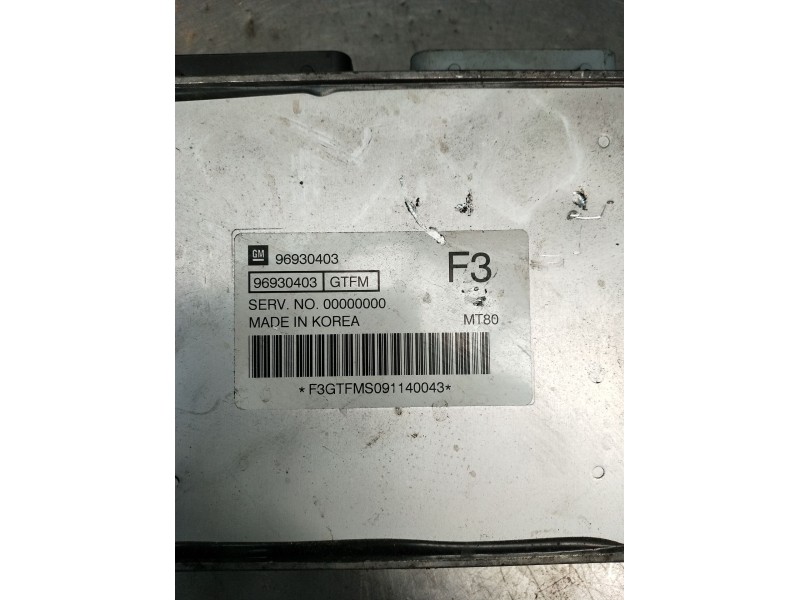 Recambio de centralita motor uce para chevrolet aveo / kalos sedán (t250, t255) 1.4 referencia OEM IAM 96930403  