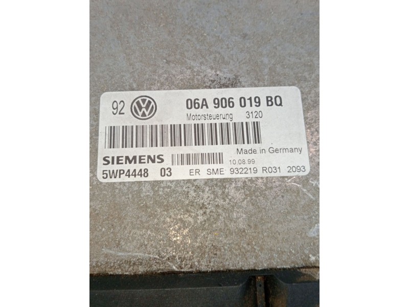 Recambio de centralita motor uce para volkswagen golf iv variant (1j5) 1.6 referencia OEM IAM 06a906019bq 5wp444803 