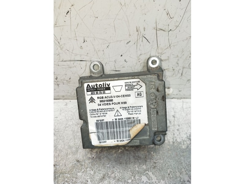 Recambio de centralita airbag para citroën berlingo / berlingo first furgoneta/monovolumen (m_) 1.6 hdi 75 (mb9hw) referencia OE