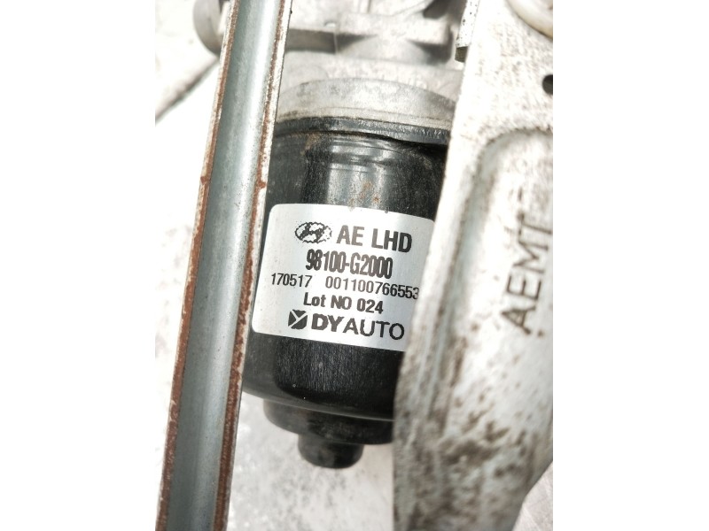 Recambio de motor limpia delantero para hyundai ioniq (ae) 1.6 gdi hybrid referencia OEM IAM 98100G2000 001100766553 