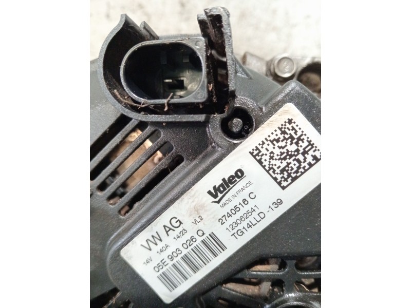 Recambio de alternador para audi a1 sportback (gba) referencia OEM IAM 05E903026Q 2740516C 